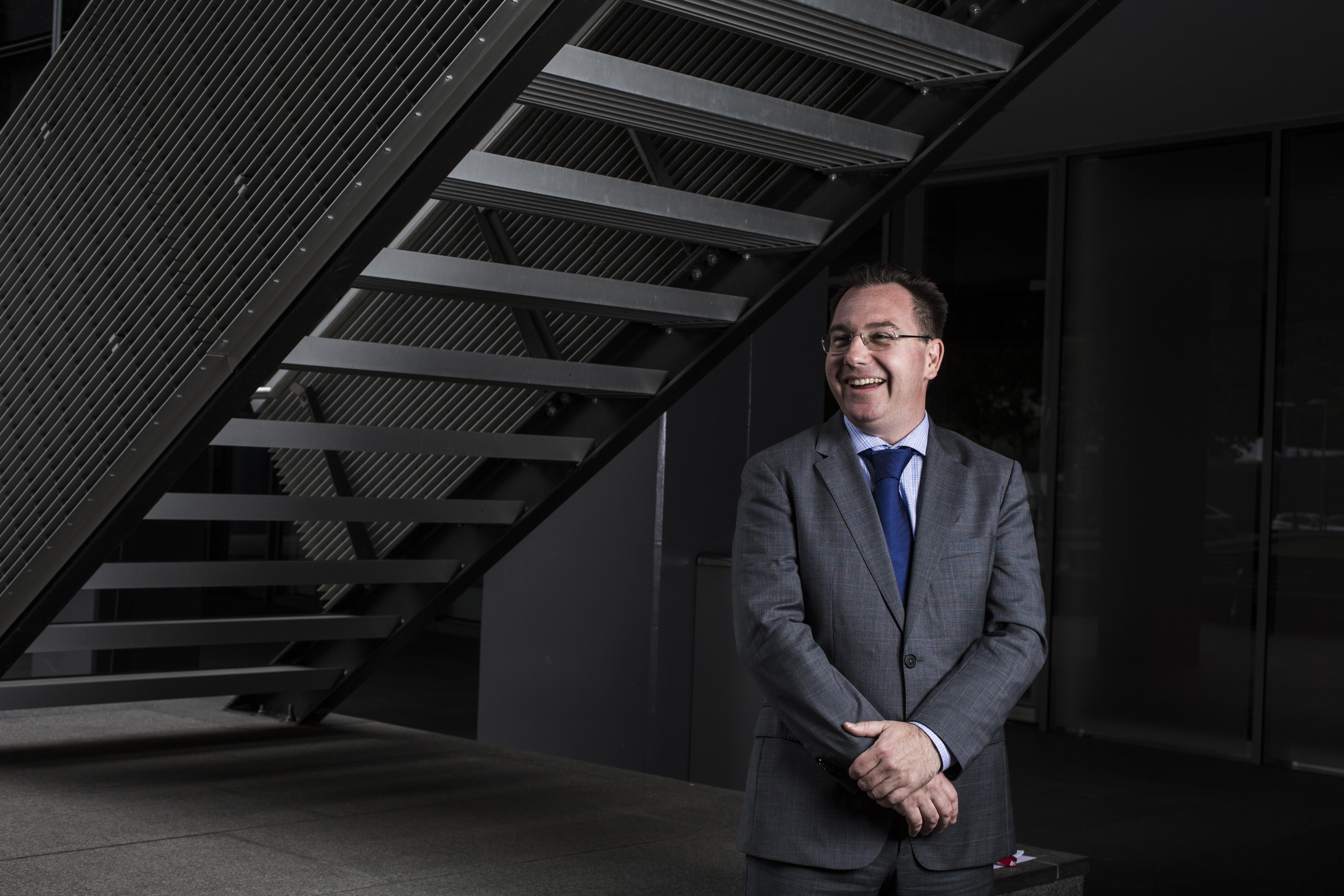 AFR. Portrait of Ashley Pittard of BTIM for Monday Fundie. Photographed on the 26th of October 2016 Photo DOminic Lorrimer